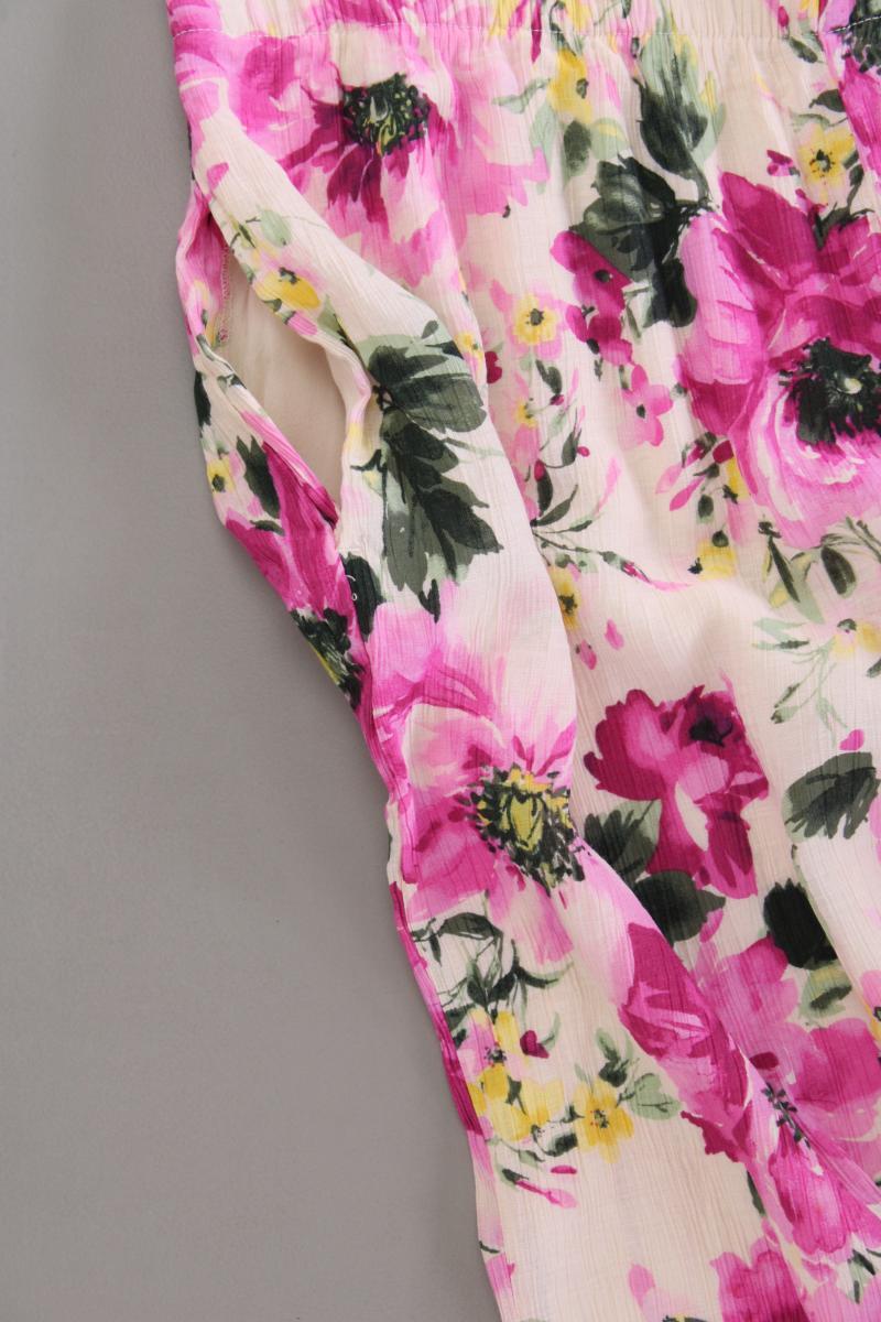 Abercrombie & Fitch Stoffhose Gr. L mit Blumenmuster neuwertig mehrfarbig