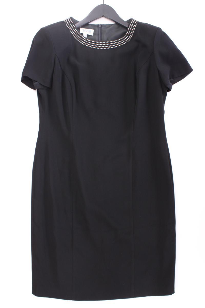 Yarell Vintage Kleid Gr. 40 Kurzarm schwarz aus Acetat