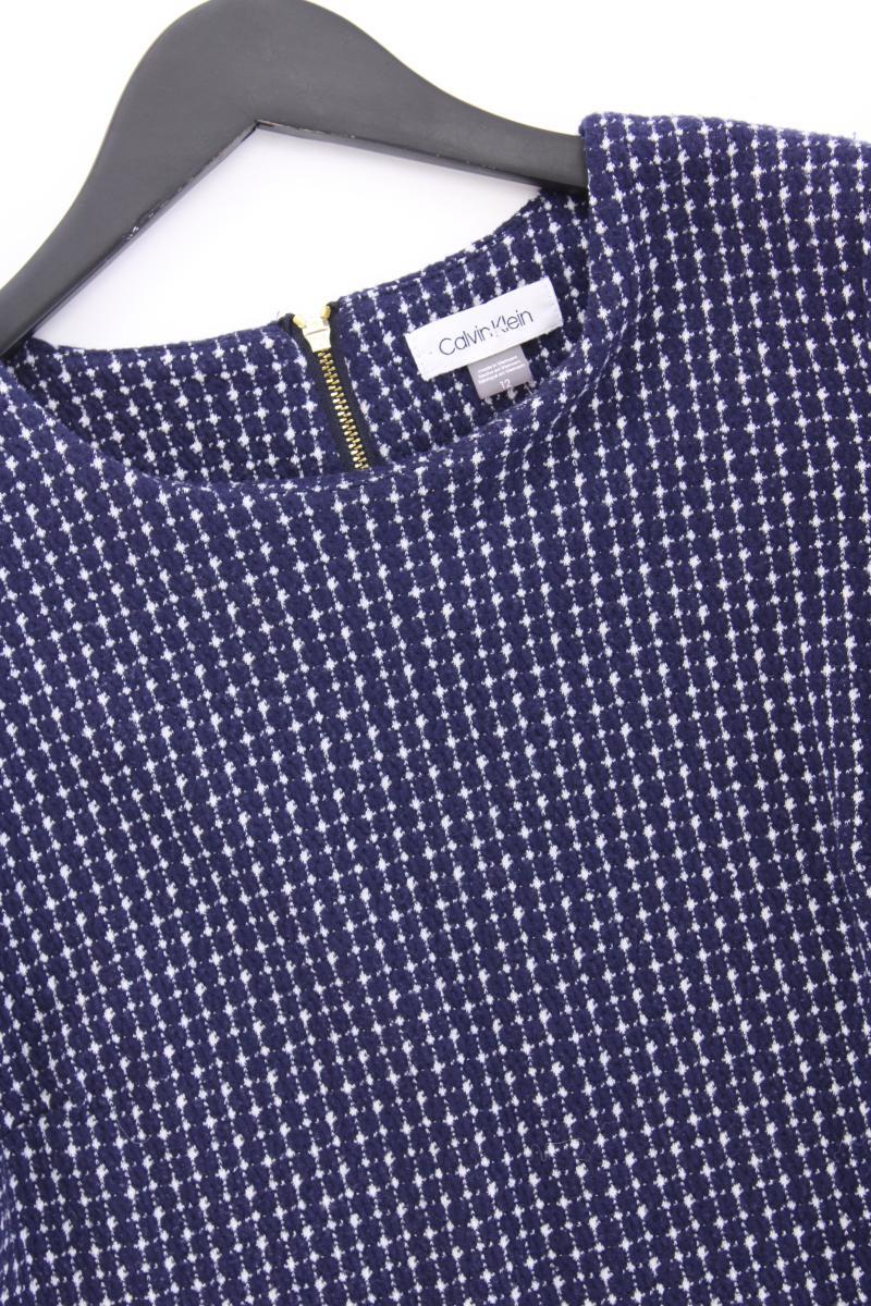 Calvin Klein Etuikleid Gr. US 12 (L) Kurzarm blau