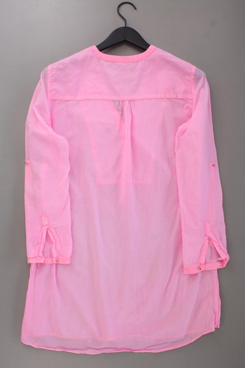 Zara Longbluse Neon Gr. M Langarm rosa