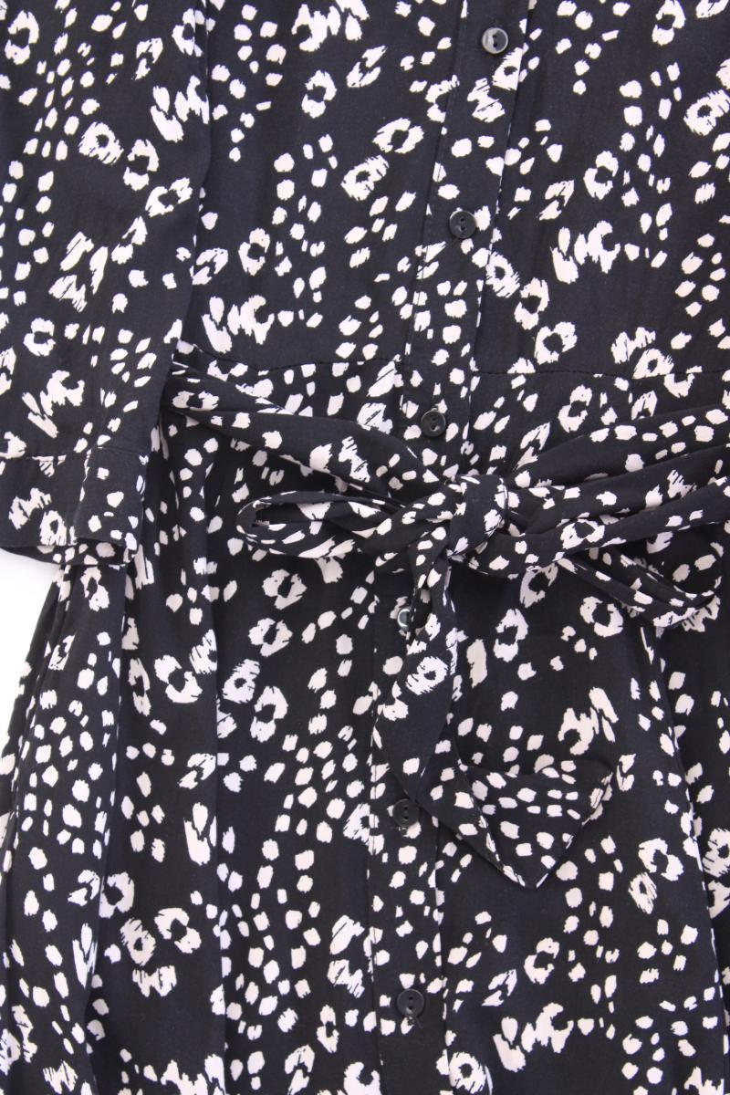 Zara Maxikleid Gr. XS 3/4 Ärmel schwarz aus Viskose