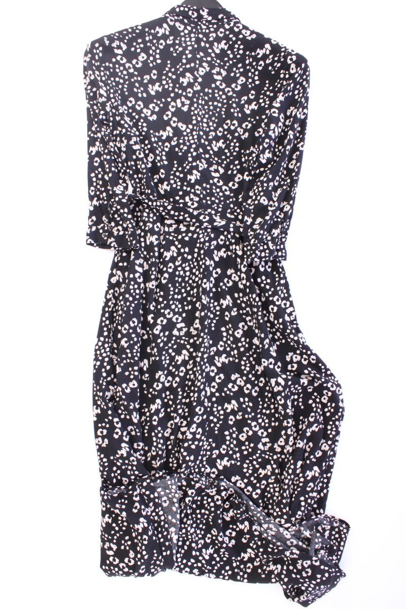 Zara Maxikleid Gr. XS 3/4 Ärmel schwarz aus Viskose