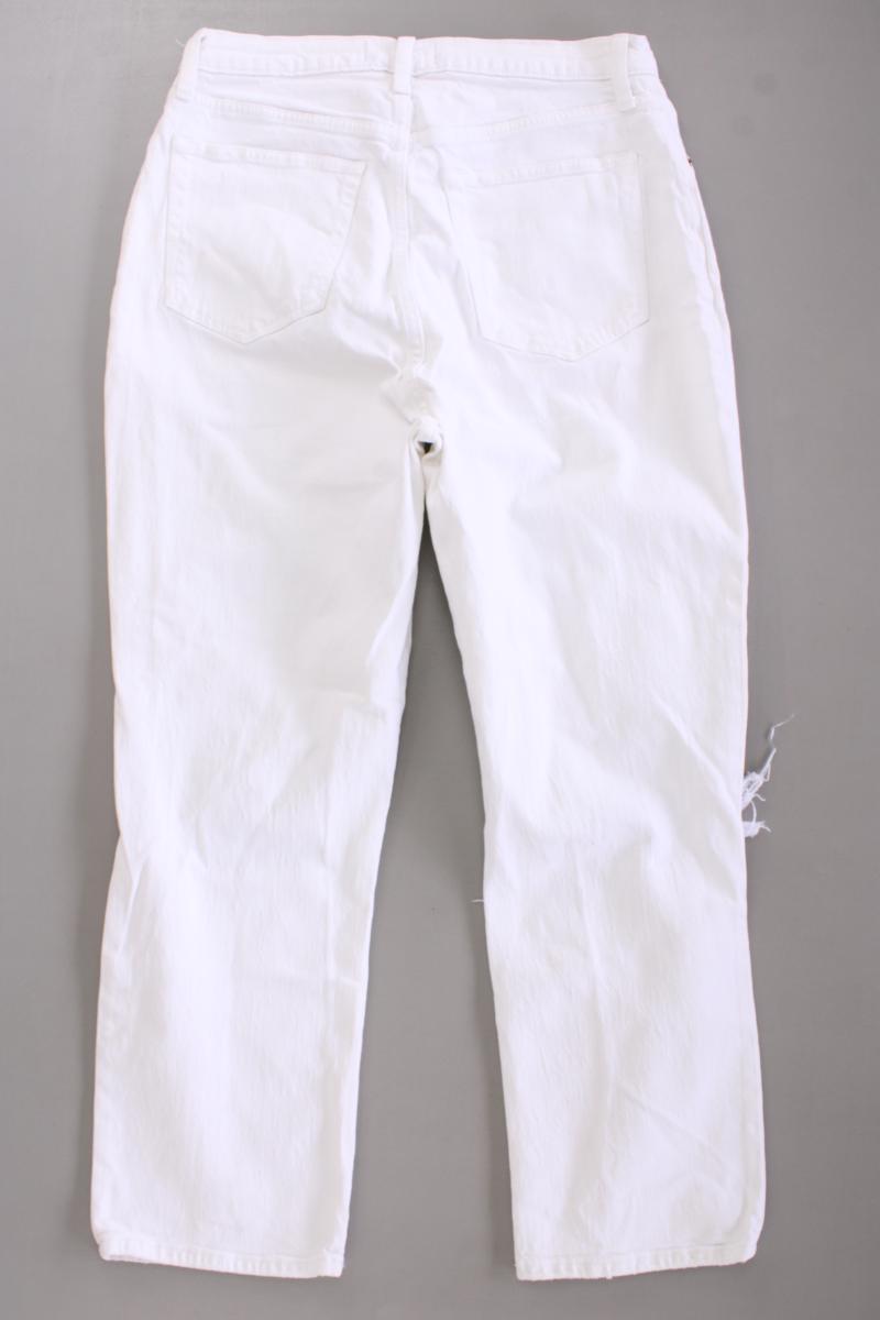 Abercrombie & Fitch Boot Cut Jeans Gr. W31 weiß aus Baumwolle