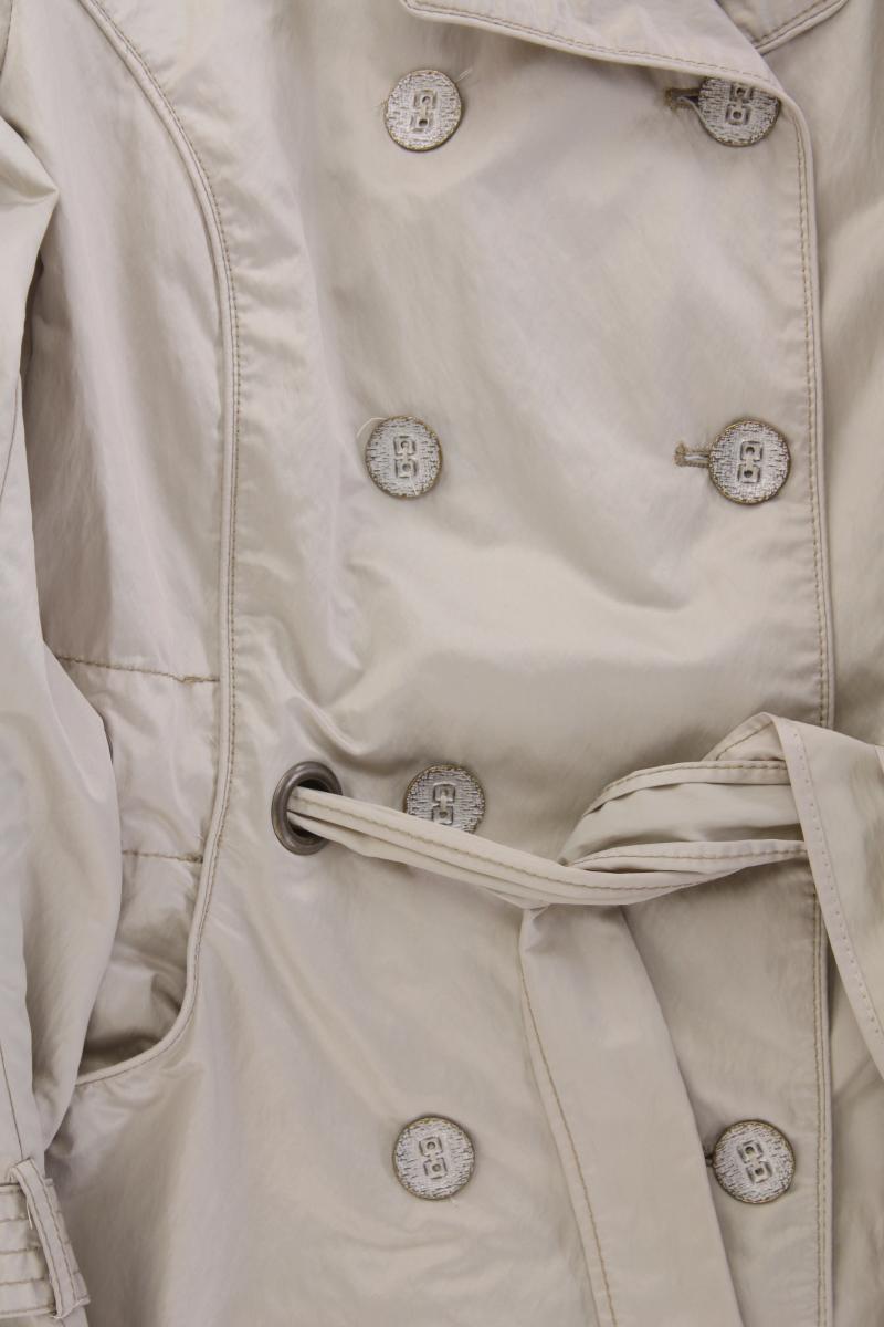 Easy Comfort Kurzer Trenchcoat Gr. 42 Vintage creme aus Polyester