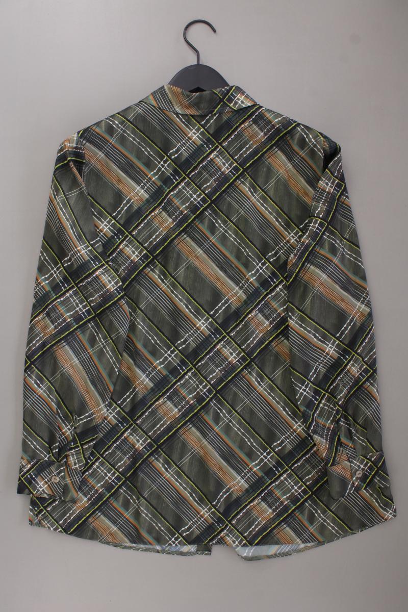 Mia Moda Bluse Gr. 44 Langarm olivgrün aus Polyester