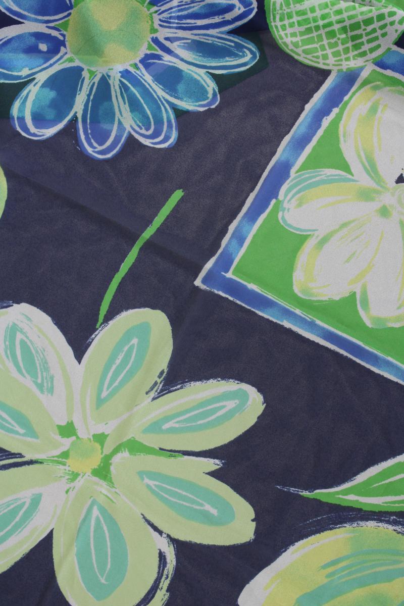 Tuch mit Blumenmuster grün aus Polyester