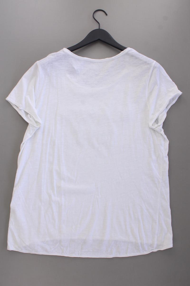 Soccx Printshirt Gr. 44 Kurzarm weiß aus Baumwolle