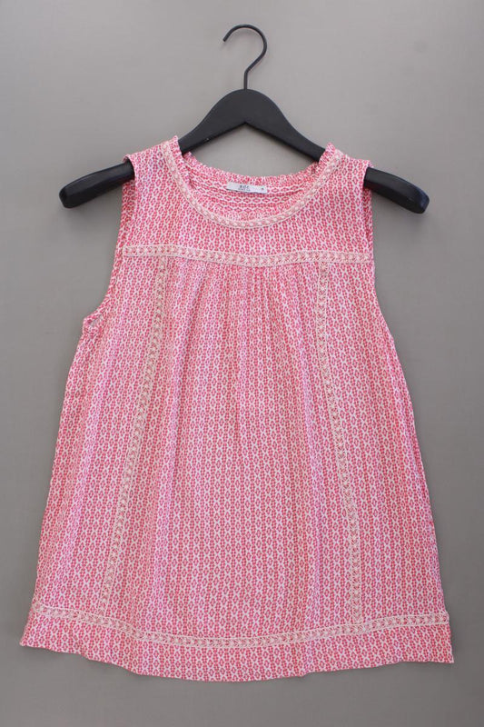 edc by Esprit Ärmellose Bluse Gr. M geometrisches Muster neuwertig rot