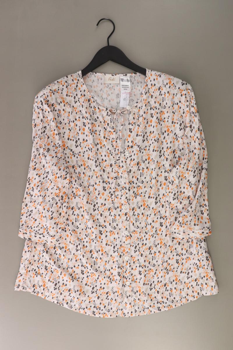 Paola Regular Bluse Gr. 46 3/4 Ärmel orange aus Viskose
