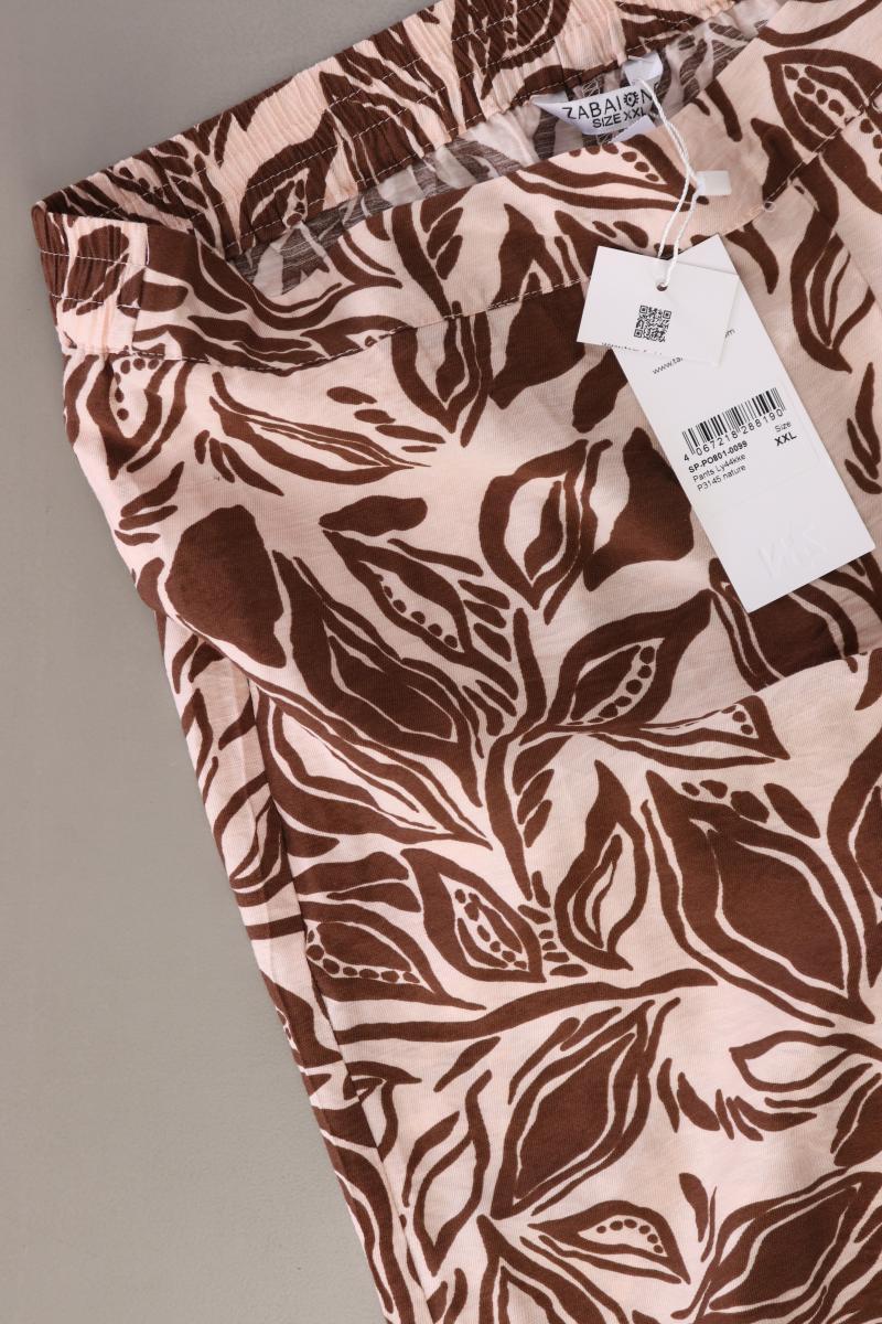 Zabaione Stretchhose Gr. XXL neu mit Etikett braun aus Viskose