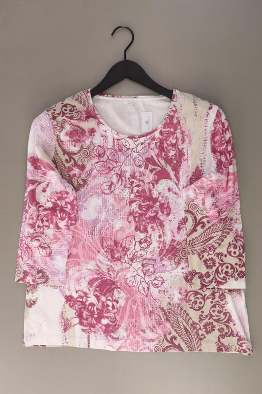 Adagio Printshirt Gr. 46 3/4 Ärmel pink aus Baumwolle