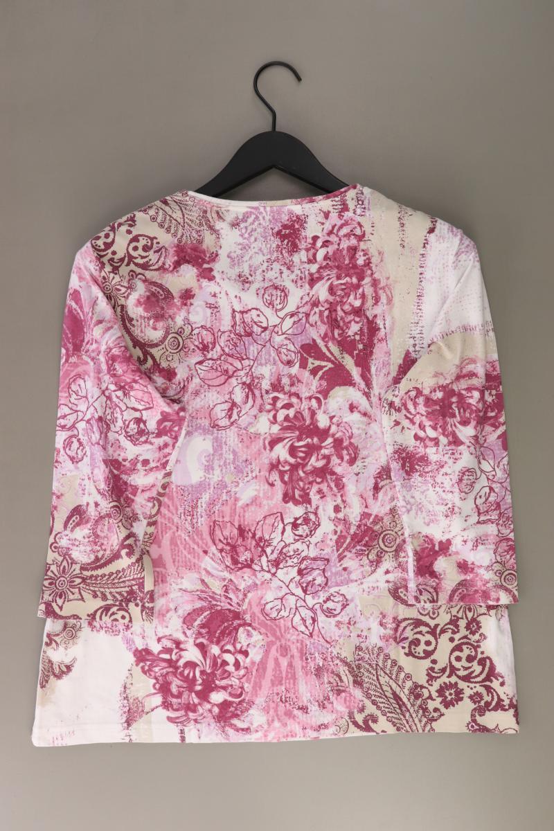 Adagio Printshirt Gr. 46 3/4 Ärmel pink aus Baumwolle