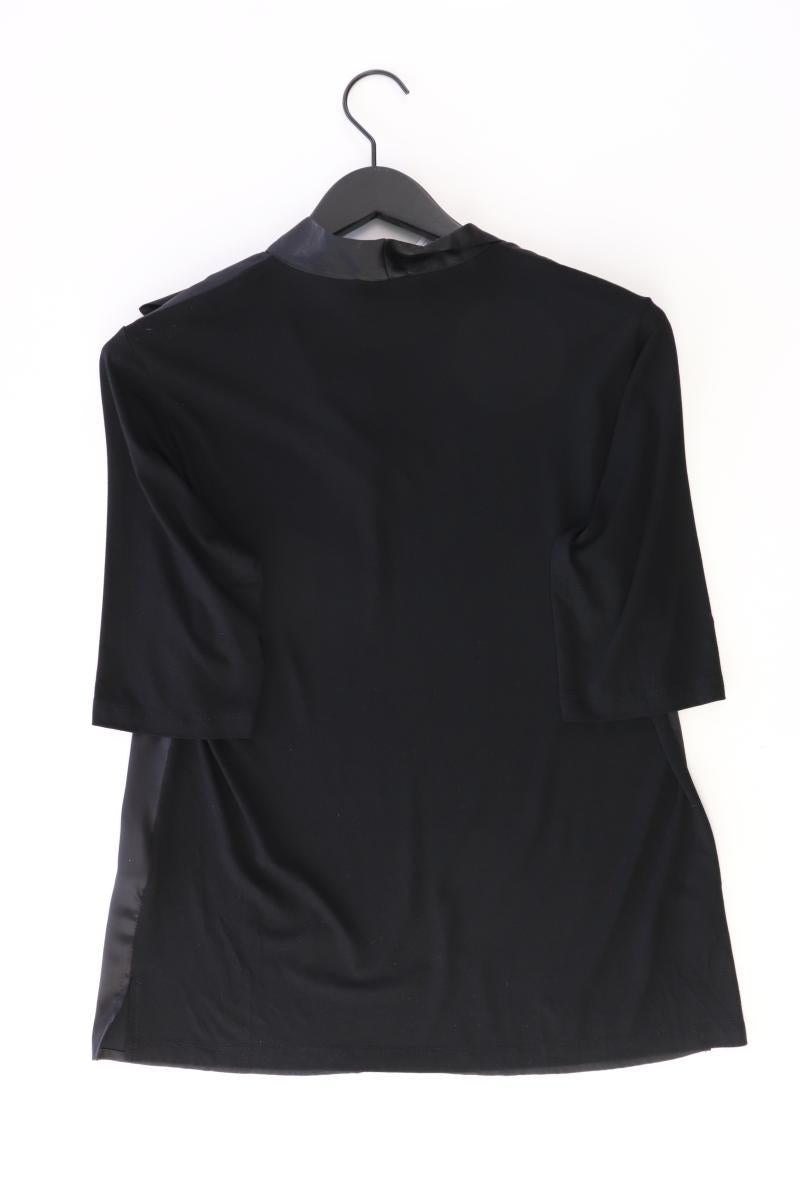 Judith Williams Schluppenbluse Gr. 38 Kurzarm schwarz aus Polyester