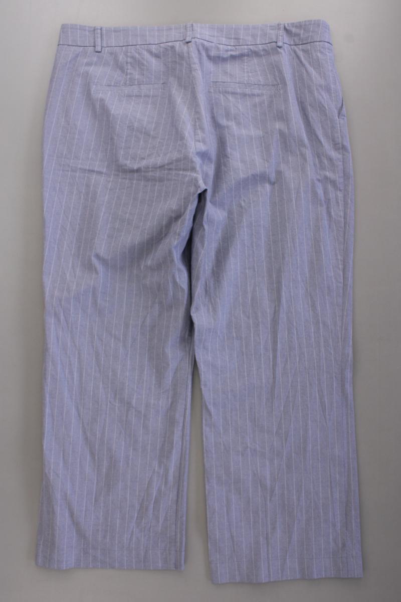 Monari Stoffhose Gr. 48 gestreift grau