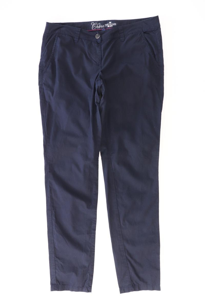 Tom Tailor Chinohose Gr. 38 blau aus Baumwolle