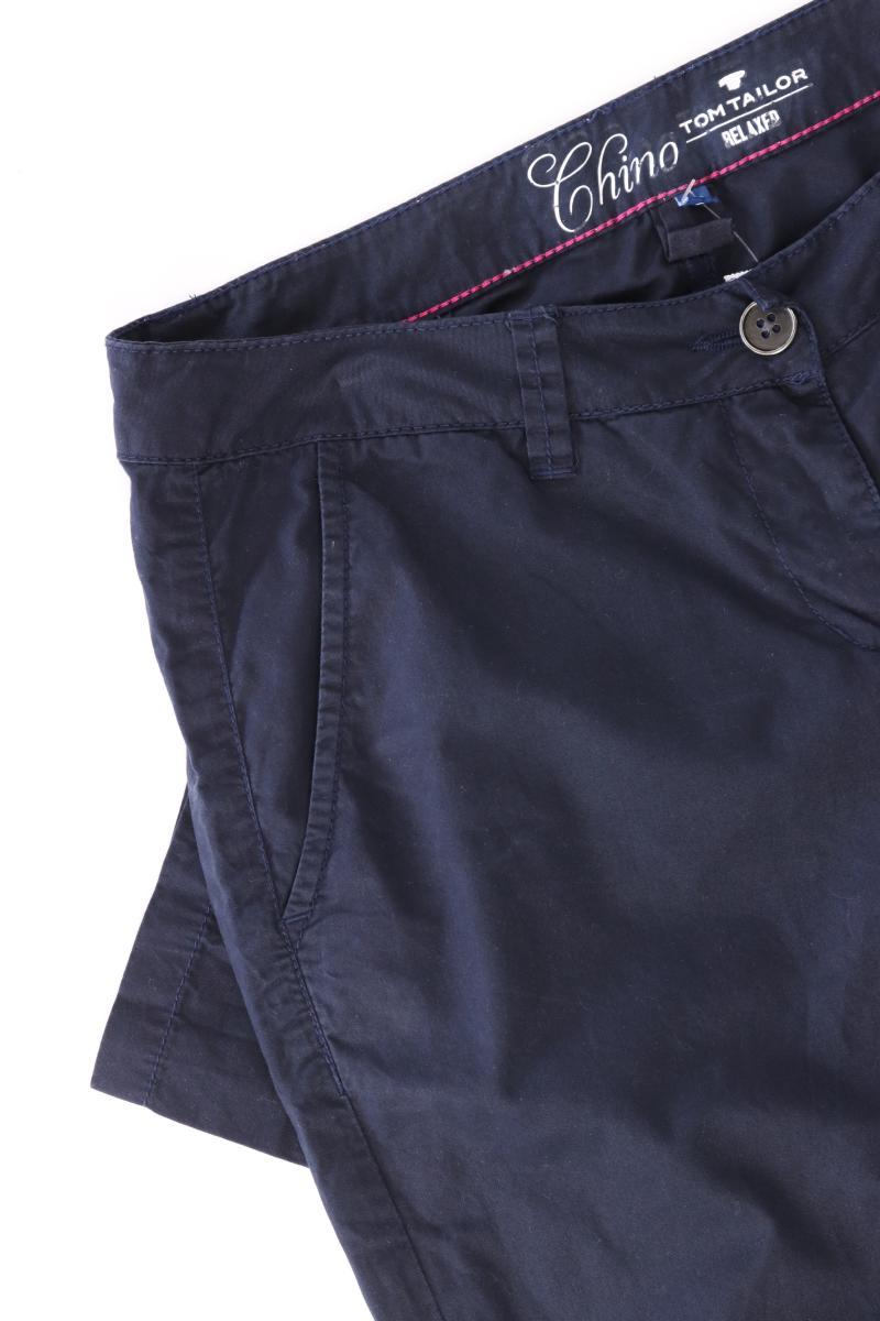 Tom Tailor Chinohose Gr. 38 blau aus Baumwolle