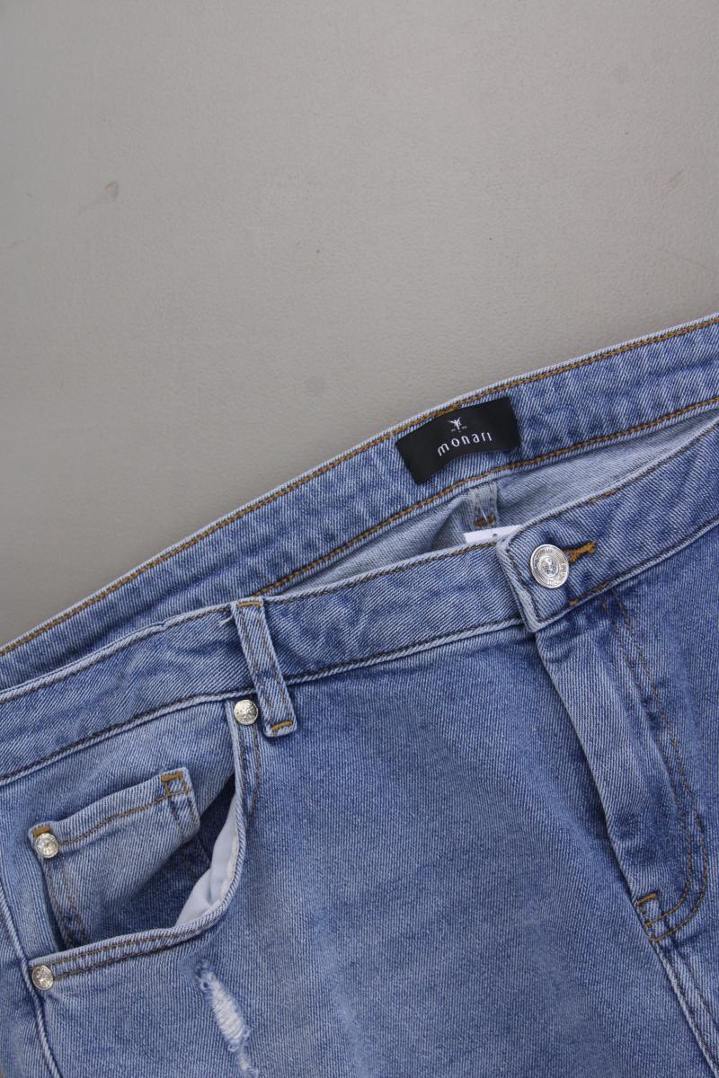 Monari Skinny Jeans Gr. 48 blau