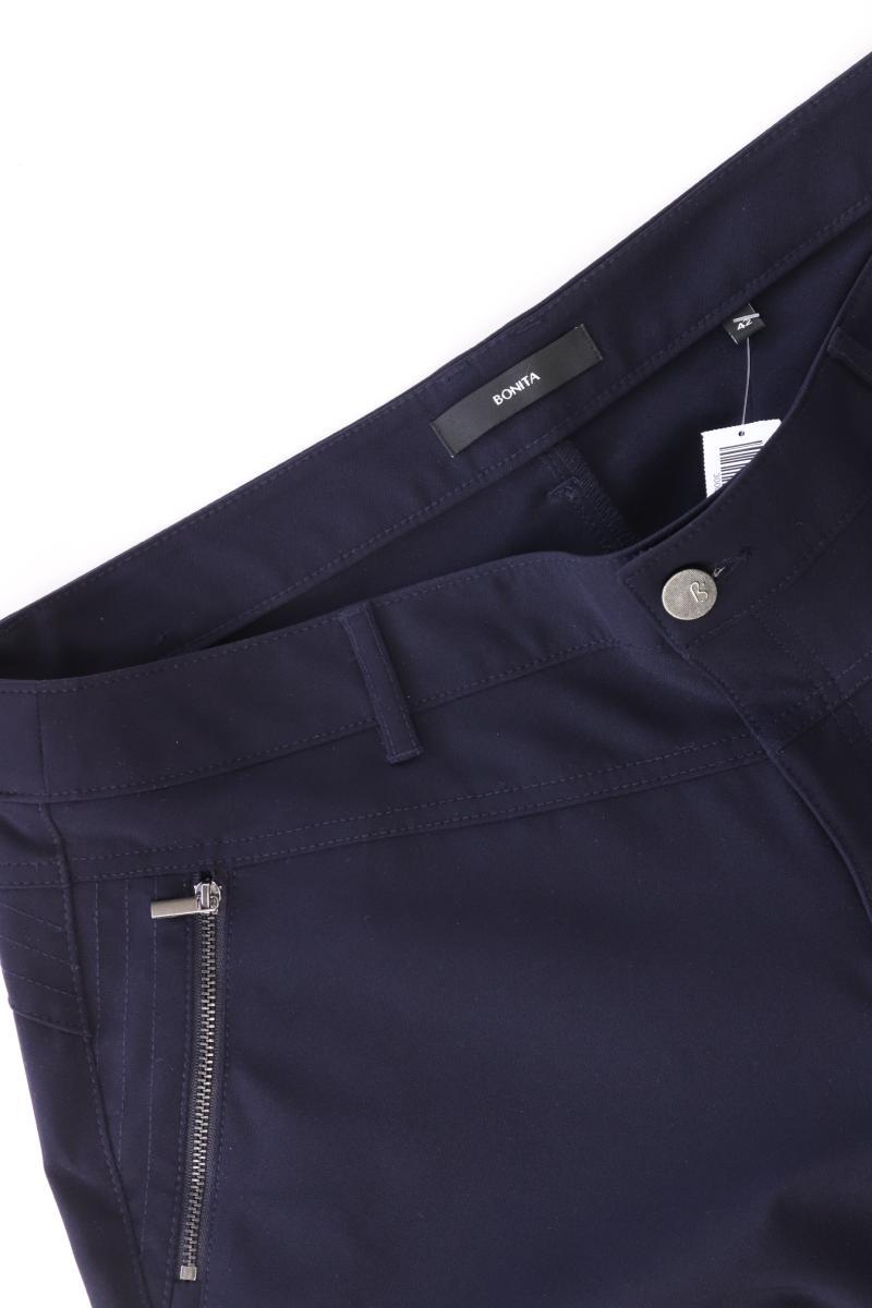 Bonita Stoffhose Gr. 42 blau aus Polyester
