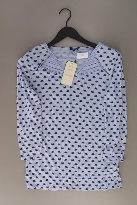 Tom Tailor Shirt mit Katzenmuster Gr. S neu mit Etikett Neupreis: 29,99€! blau
