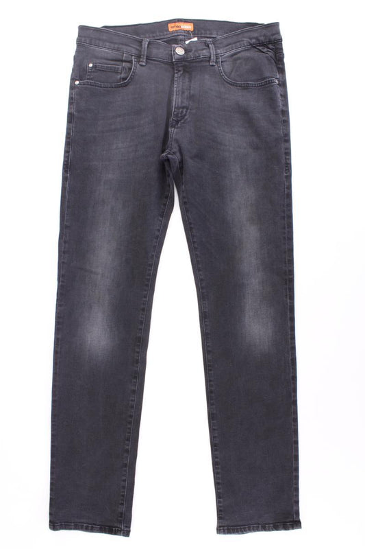 Emilio Adani Straight Jeans für Herren Gr. W34/L32 neuwertig grau aus Baumwolle