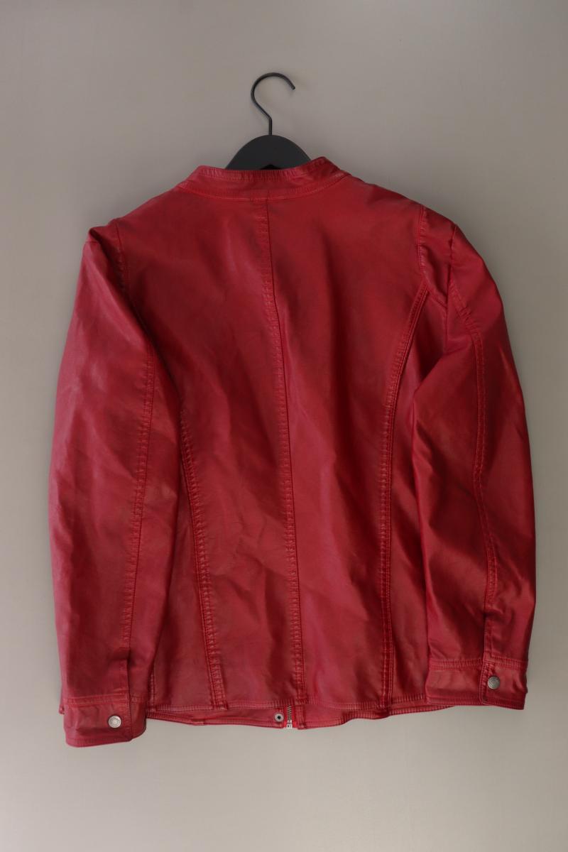 Lisa Tossa Kunstlederjacke Gr. 46 neuwertig rot aus Viskose