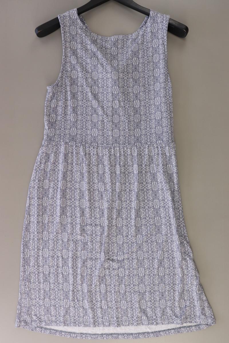 Tom Tailor Jerseykleid Gr. 42 Ärmellos blau aus Baumwolle