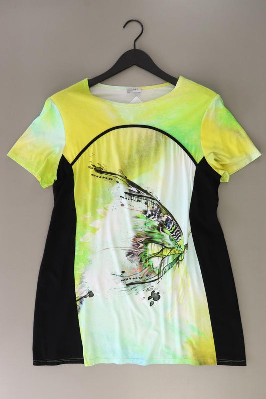 Seidel Printshirt Gr. 44 Kurzarm gelb aus Viskose
