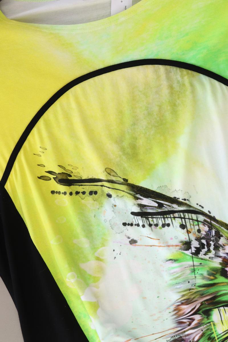 Seidel Printshirt Gr. 44 Kurzarm gelb aus Viskose