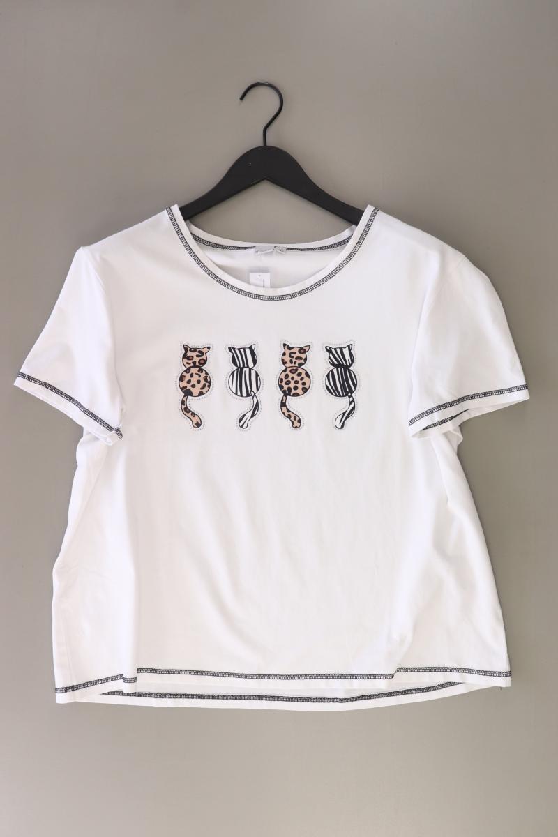 Liberty T-Shirt Gr. XL Kurzarm weiß aus Baumwolle