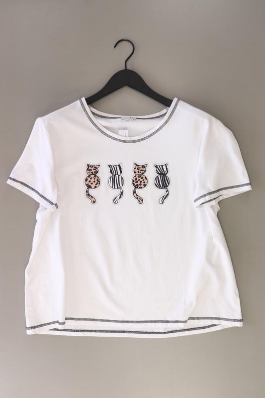 Liberty T-Shirt Gr. XL Kurzarm weiß aus Baumwolle