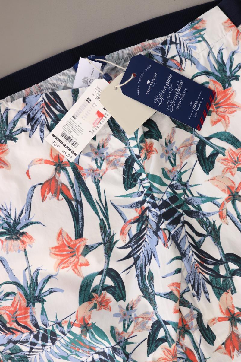 Tom Tailor Stoffhose Gr. 38/L32 mit Blumenmuster neu mit Etikett mehrfarbig