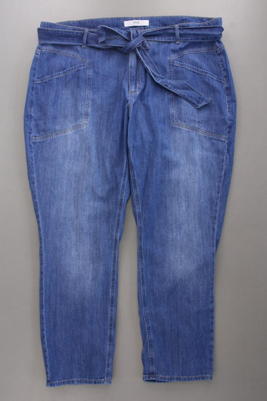 Brax Straight Jeans Gr. 48 mit Gürtel blau
