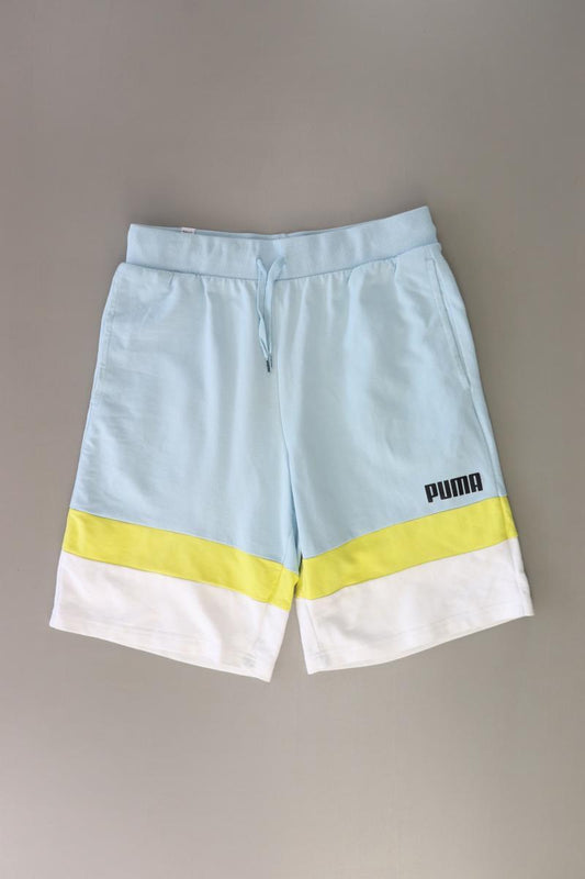 Puma Sweatshorts Gr. L blau aus Baumwolle