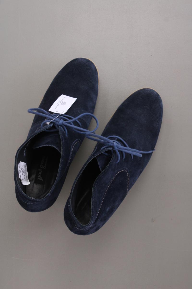 Paul Green Stiefeletten mit Keilabsatz Gr. 40 Neupreis: 130,0€! blau aus Leder