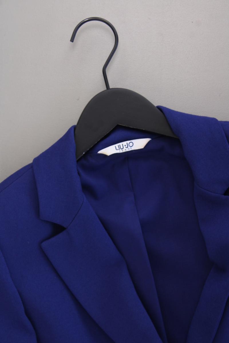 Liu Jo Classic Blazer Gr. IT 48 (L) blau aus Viskose