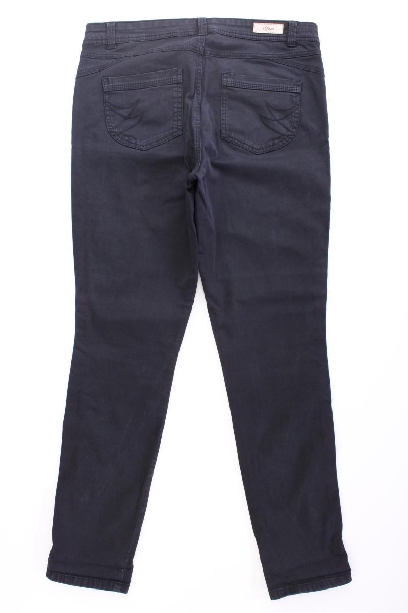 s.Oliver Premium Hose Gr. 42 blau aus Baumwolle