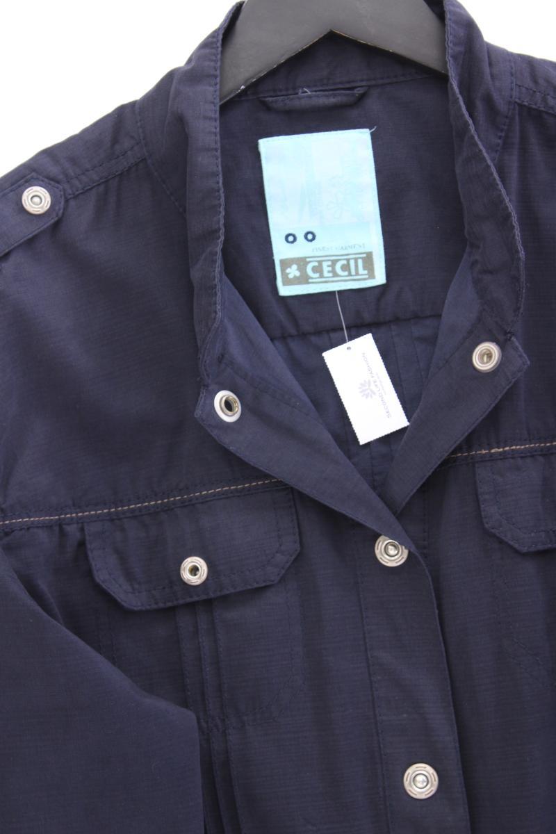 Cecil Übergangsjacke Gr. XL blau aus Polyester