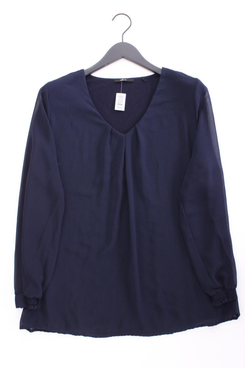 Zero Langarmbluse Gr. 44 blau aus Polyester