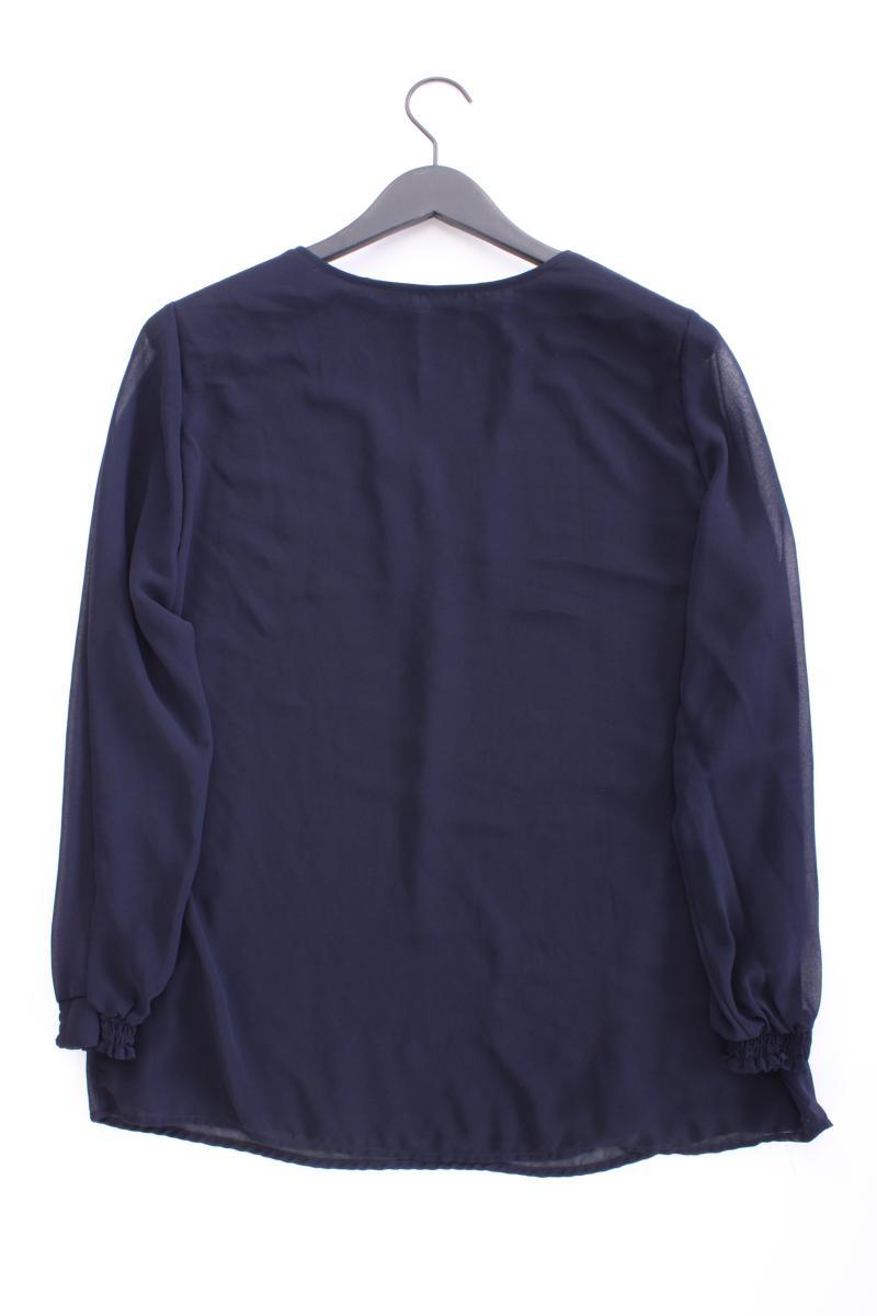 Zero Langarmbluse Gr. 44 blau aus Polyester