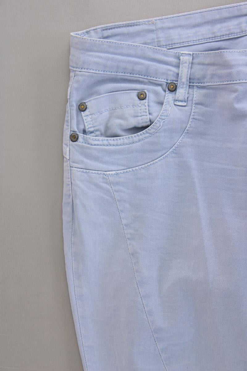 Please Low Waist Hose Gr. XL blau aus Baumwolle