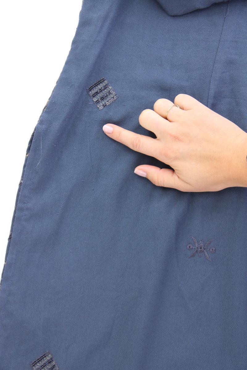 DW-Shop Midikleid Gr. 44/46 3/4 Ärmel blau