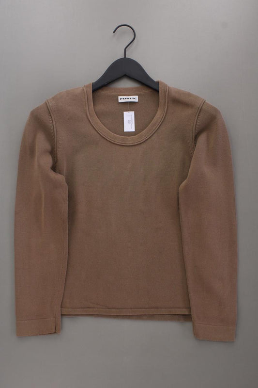 Public Feinstrickpullover Gr. 38 braun aus Baumwolle