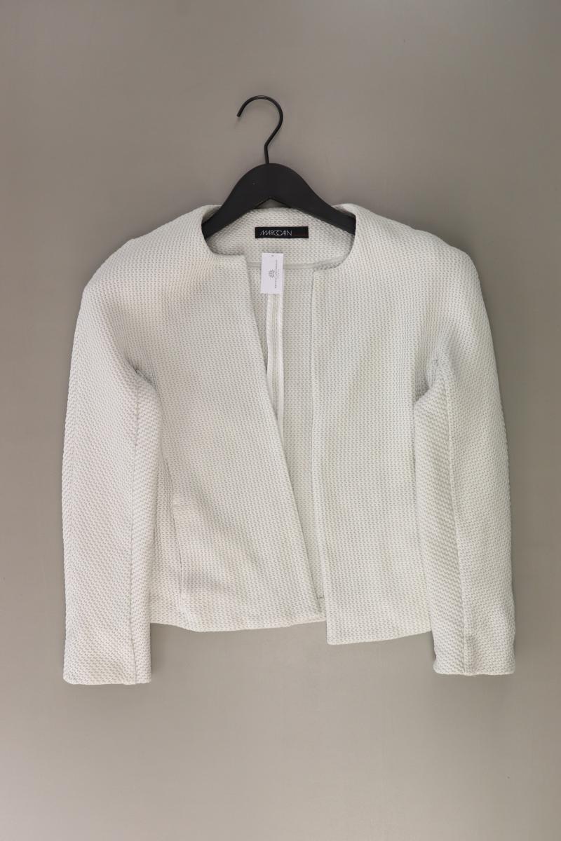 Marc Cain Regular Cardigan Gr. 36 3/4 Ärmel grau aus Baumwolle