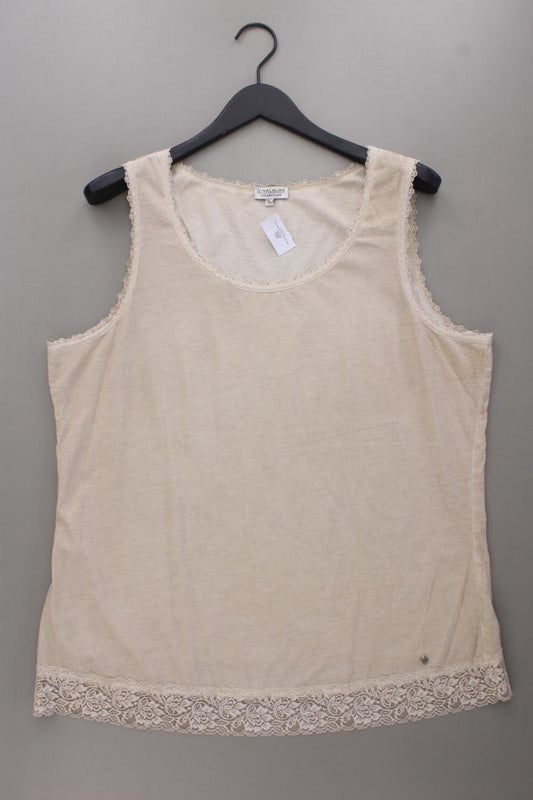 Gina Laura Trägertop Gr. XL creme
