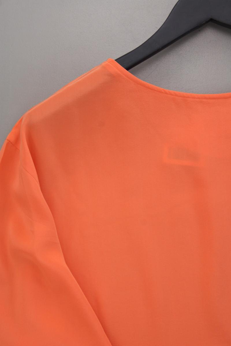 Public Seidenbluse Gr. 42 neuwertig Kurzarm orange