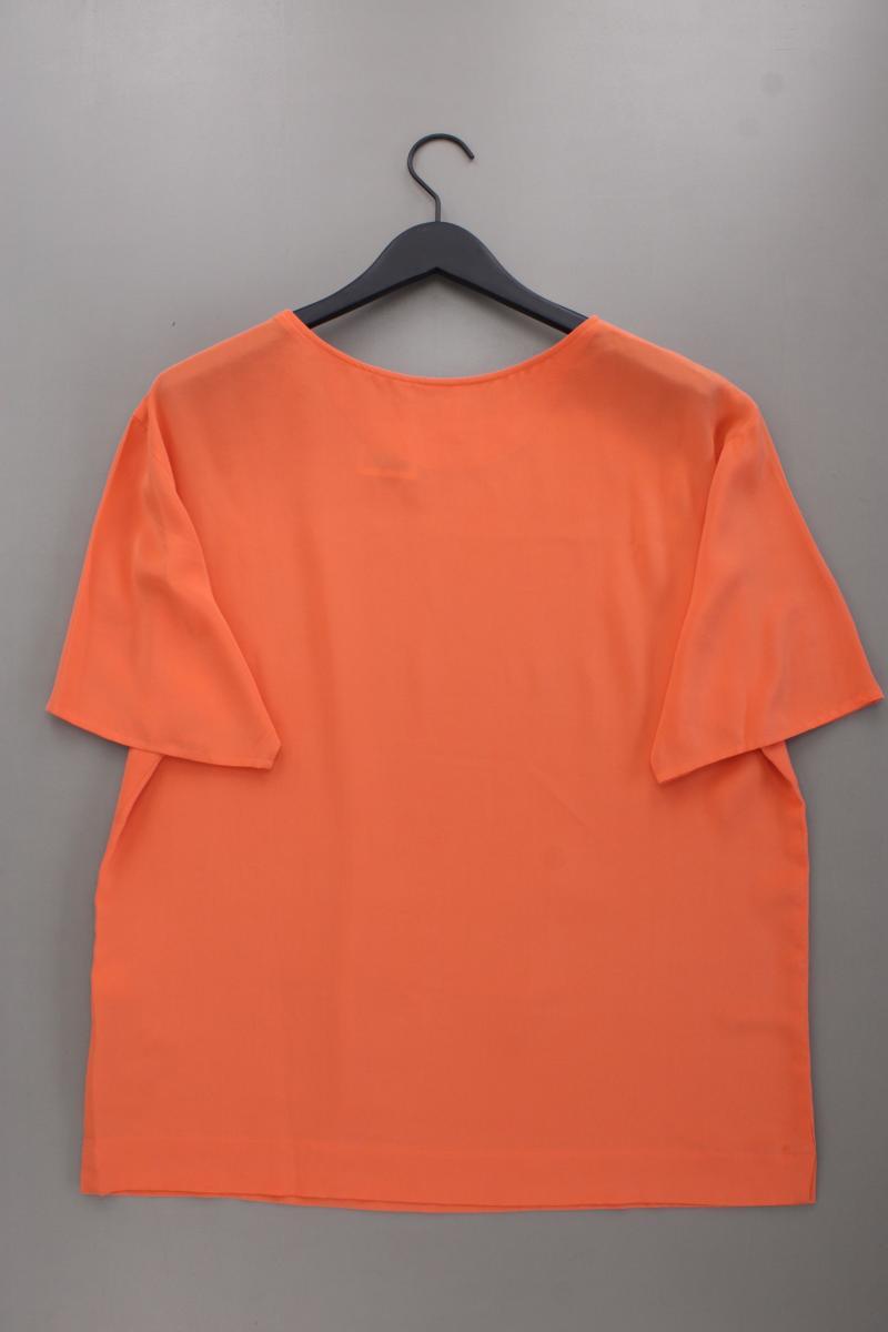 Public Seidenbluse Gr. 42 neuwertig Kurzarm orange