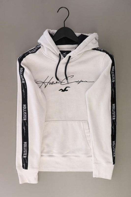 Hollister Hoodie Gr. XS weiß aus Baumwolle