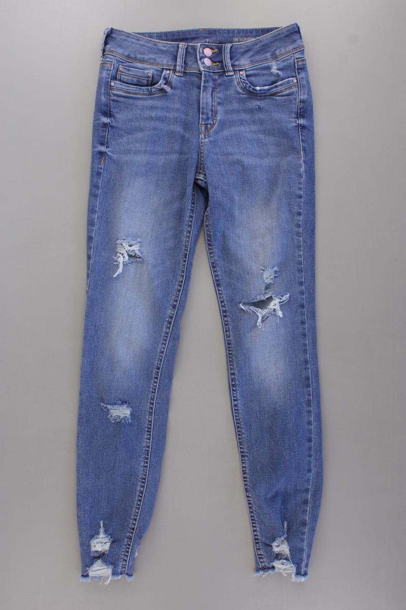 Tom Tailor (Denim) Skinny Jeans Gr. W26 blau aus Baumwolle