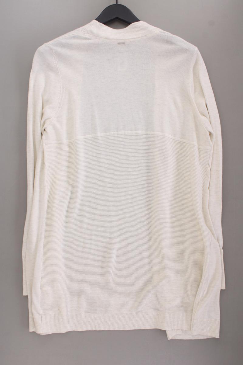 s.Oliver Strickjacke Gr. 42 Langarm creme aus Viskose
