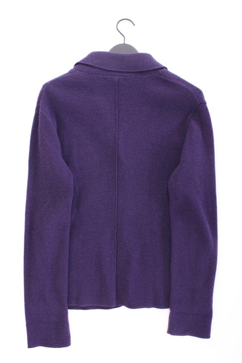 Georg Maier Stricjacke aus Wolle Gr. XL Langarm lila